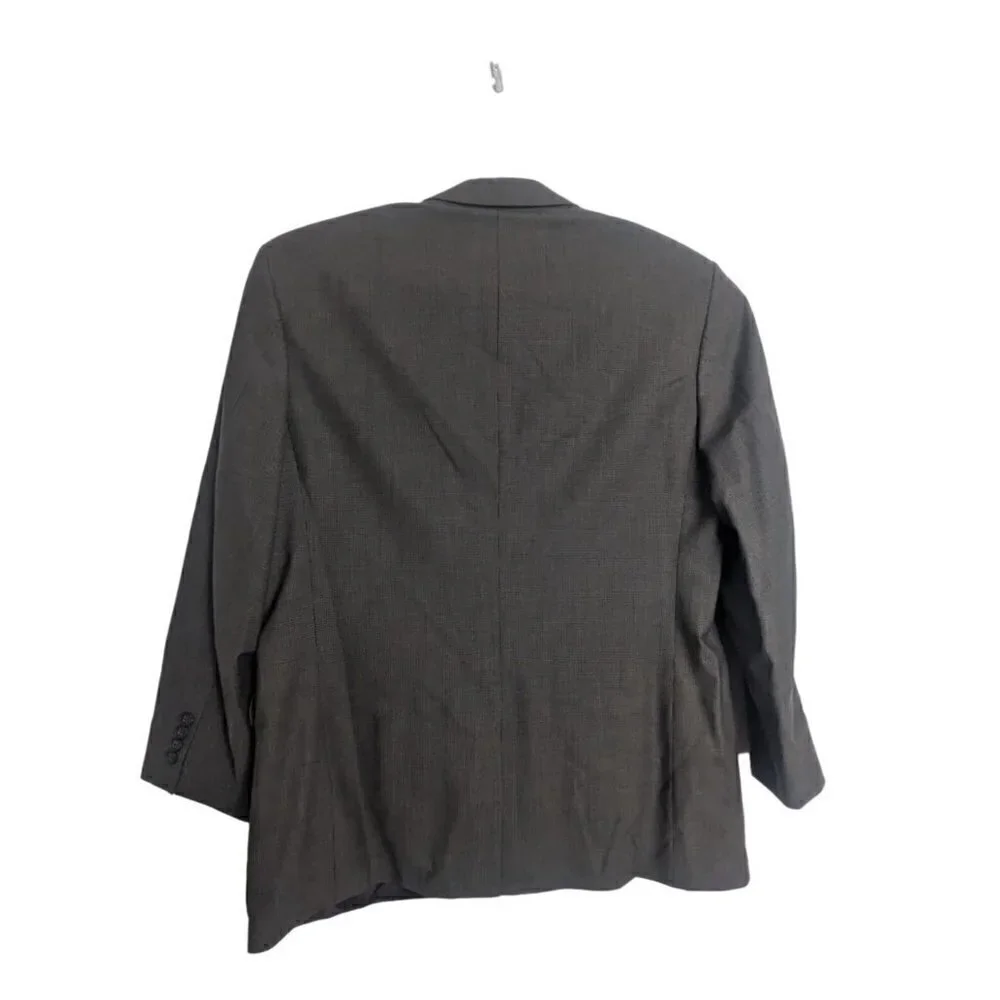 Brooks Brothers 346 Stretch Wool Men's Brown Black Houndstooth Sport Jacket 43R
